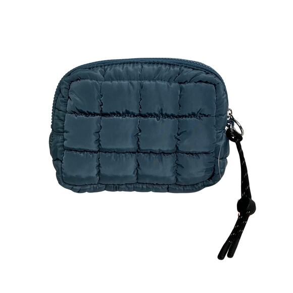 Free People Movement Skyline Blue Quilted Mini Case Wristlet - Picture 2 of 7